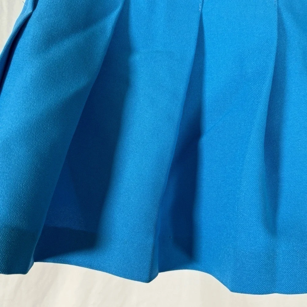 80’s Vintage ‘Heads’ Blue Pleated Tennis Skirt